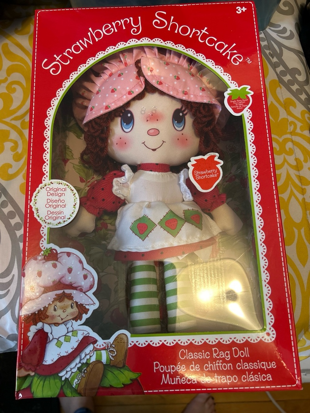 Strawberry Shortcake Classic Rag Doll - Pink & Green